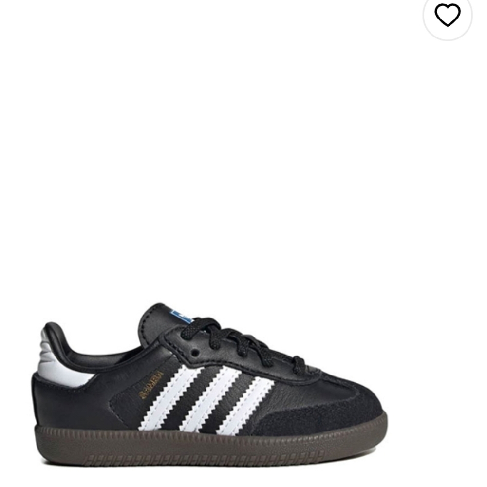 Adidas ToddlerBlack and White Samba Sneakers